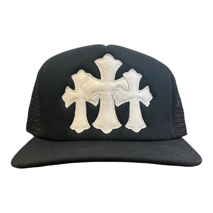 Chrome Hearts Cemetery Triple Cross Trucker Hat