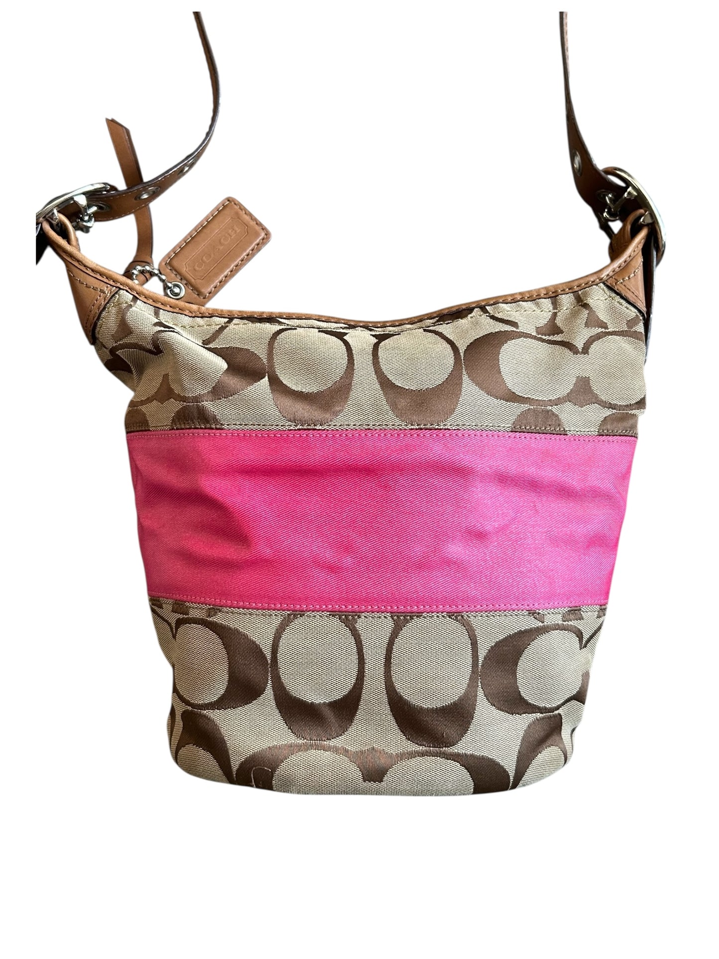 2009 Coach F13362 Pink Bucket Bag