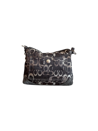 2006 Coach Chelsea Black Tricolor Turnlock