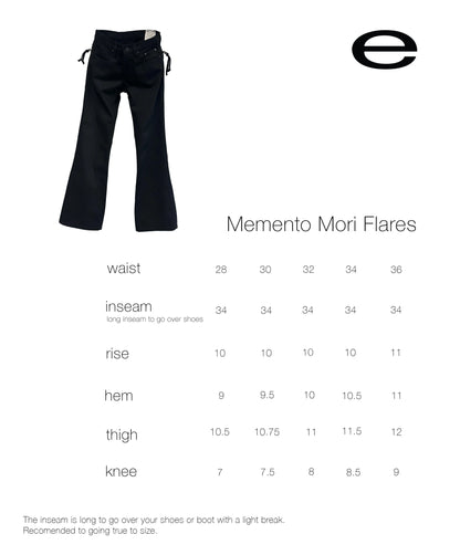 eforenything - Memento Mori Flares (Black)