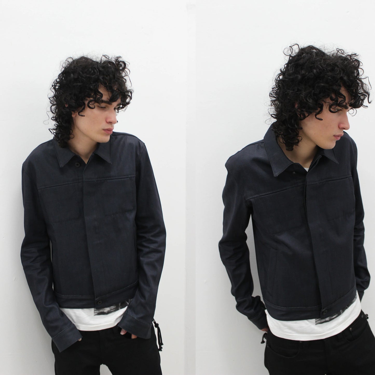 eforenything - Waxed Type E Denim Jacket (Black)