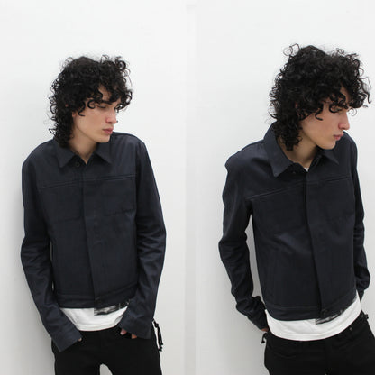 eforenything - Waxed Type E Denim Jacket (Black)