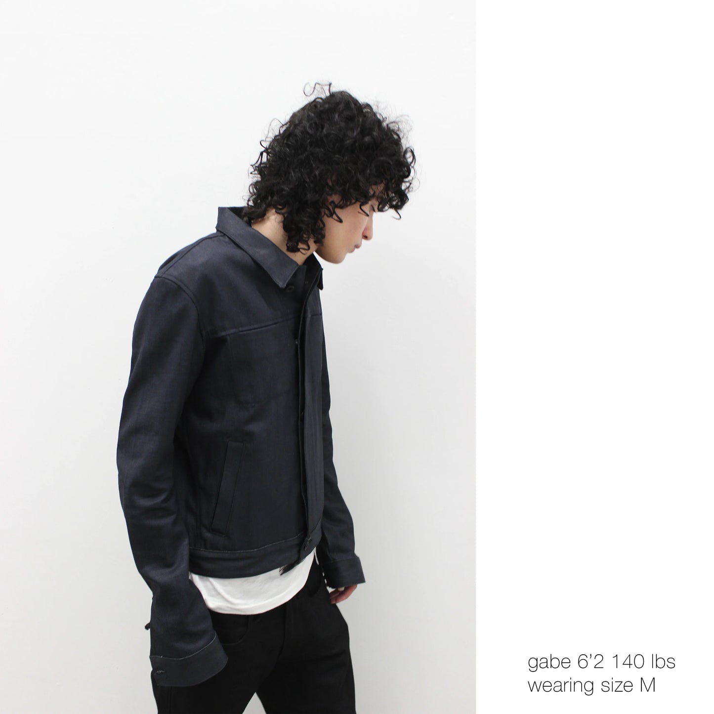 eforenything - Waxed Type E Denim Jacket (Black)
