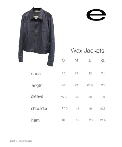 eforenything - Waxed Type E Denim Jacket (Black)