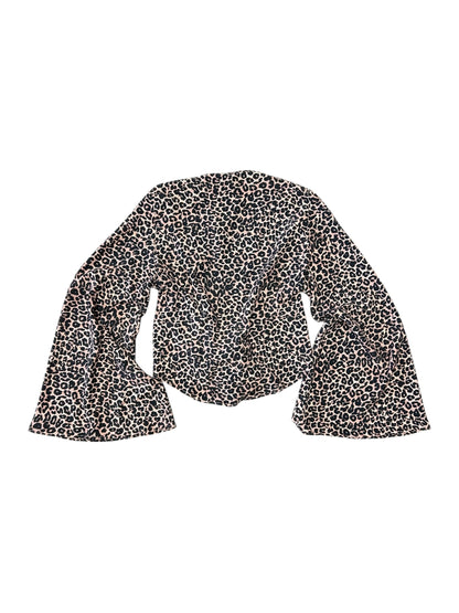 Women’s Harper & Me Leopard Tie Front Top