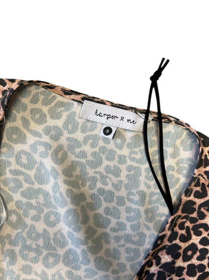 Women’s Harper & Me Leopard Tie Front Top