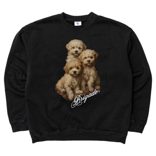 Brigade - Theodore Crewneck Sweater (Black)