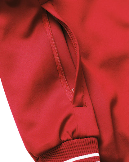 Brigade - Fur Collar Track Jacket (Red)