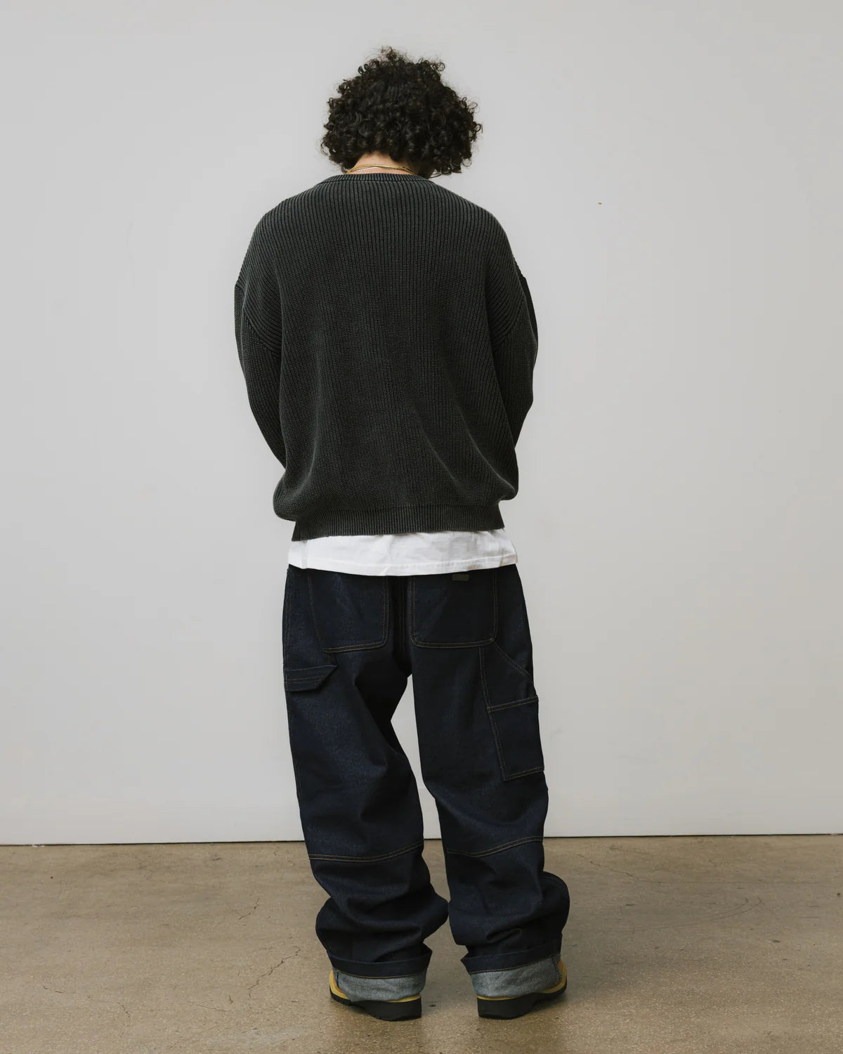 Brigade - Acid Wash Bones 3D Sweater