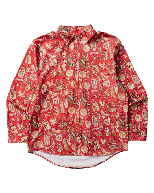 Brigade - Jewelry Store Button Up (Red)