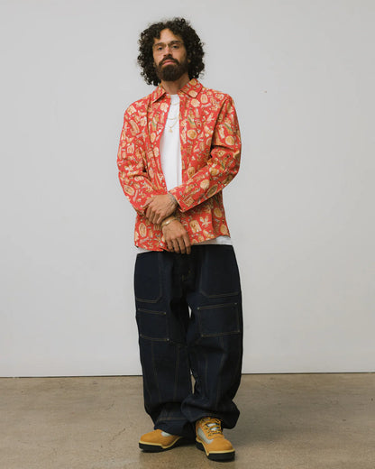 Brigade - Jewelry Store Button Up (Red)