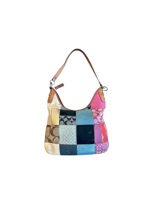 2009 Coach F14650 Patchwork Signature Hobo Shoulder Bag