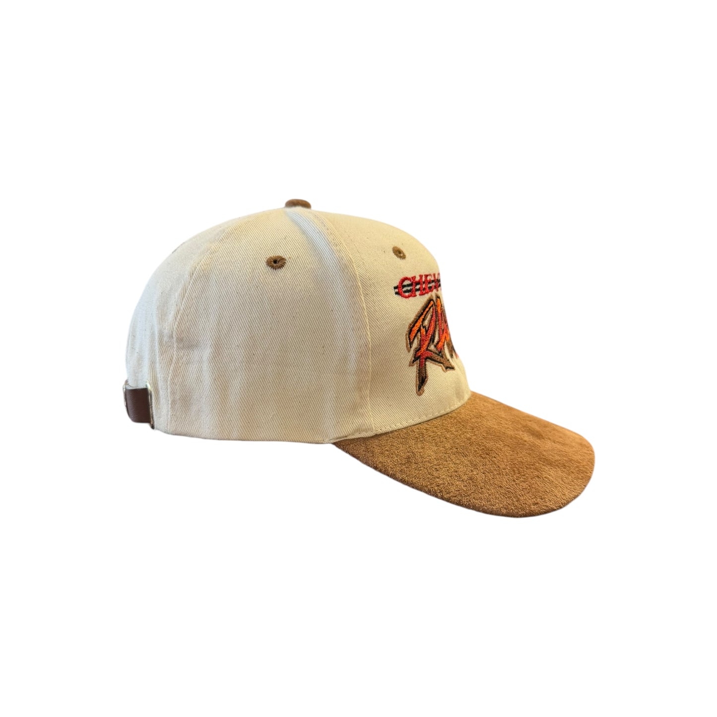 Vintage Chevy Rage Suede Brim Strapback Hat