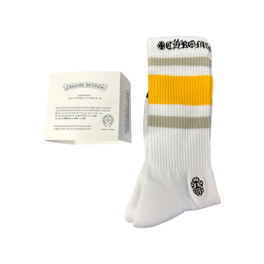 Chrome Hearts Sport Socks Yellow/Grey