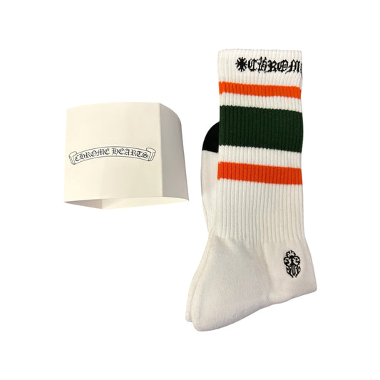 Chrome Hearts Sport Socks Green/Orange