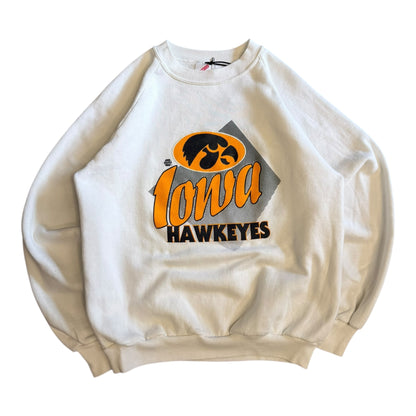 Vintage Iowa Raglan Cut Logo Sweatshirt