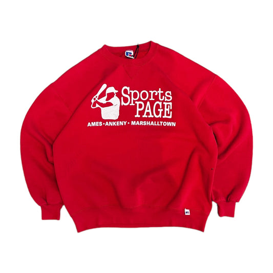 Vintage Russell Athletic Sports Page Crewneck