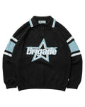 Brigade - Star Logo Knitted Rugby (Black)
