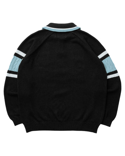 Brigade - Star Logo Knitted Rugby (Black)