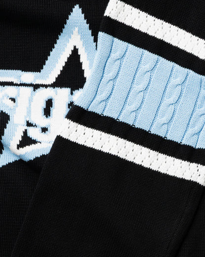 Brigade - Star Logo Knitted Rugby (Black)