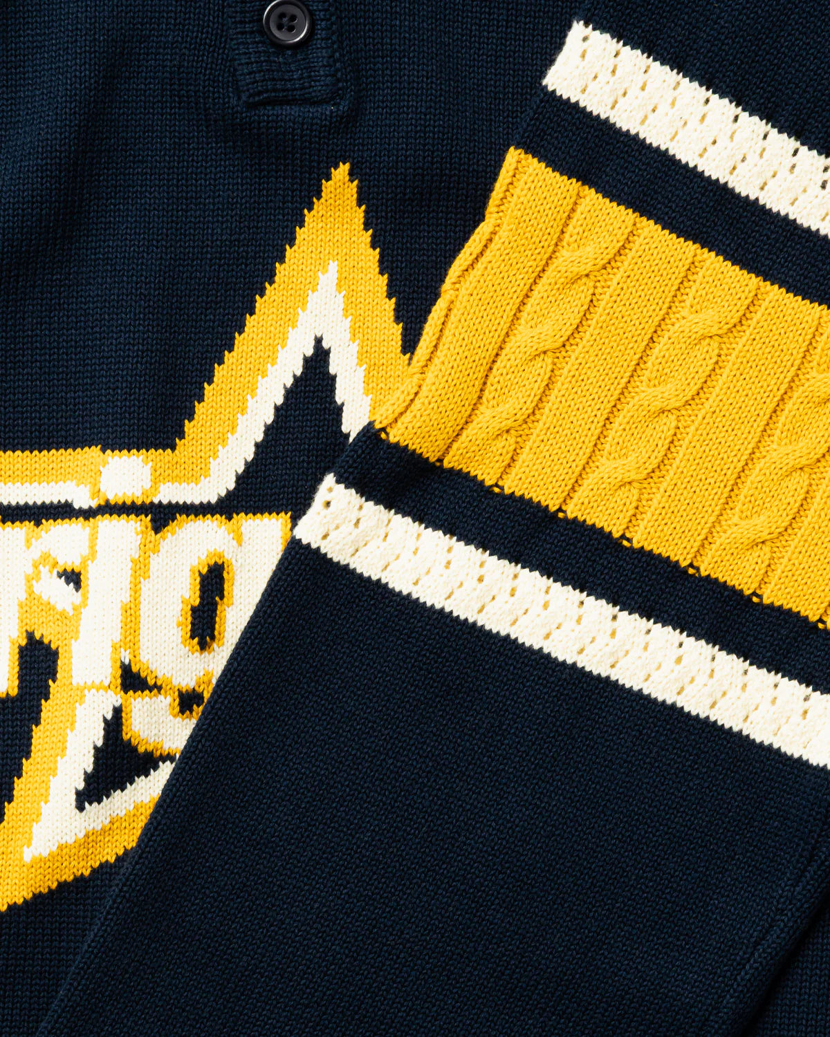 Brigade - Star Logo Knitted Rugby (Navy)