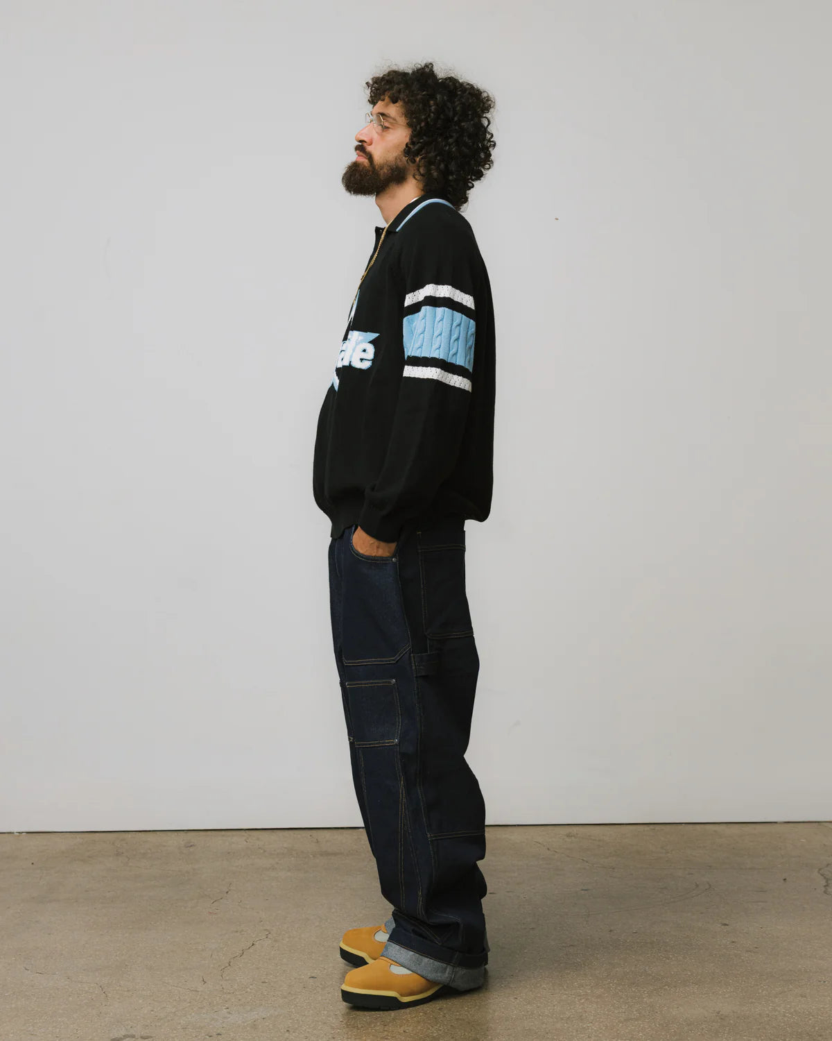 Brigade - Star Logo Knitted Rugby (Navy)