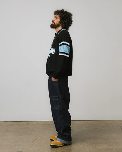 Brigade - Star Logo Knitted Rugby (Navy)