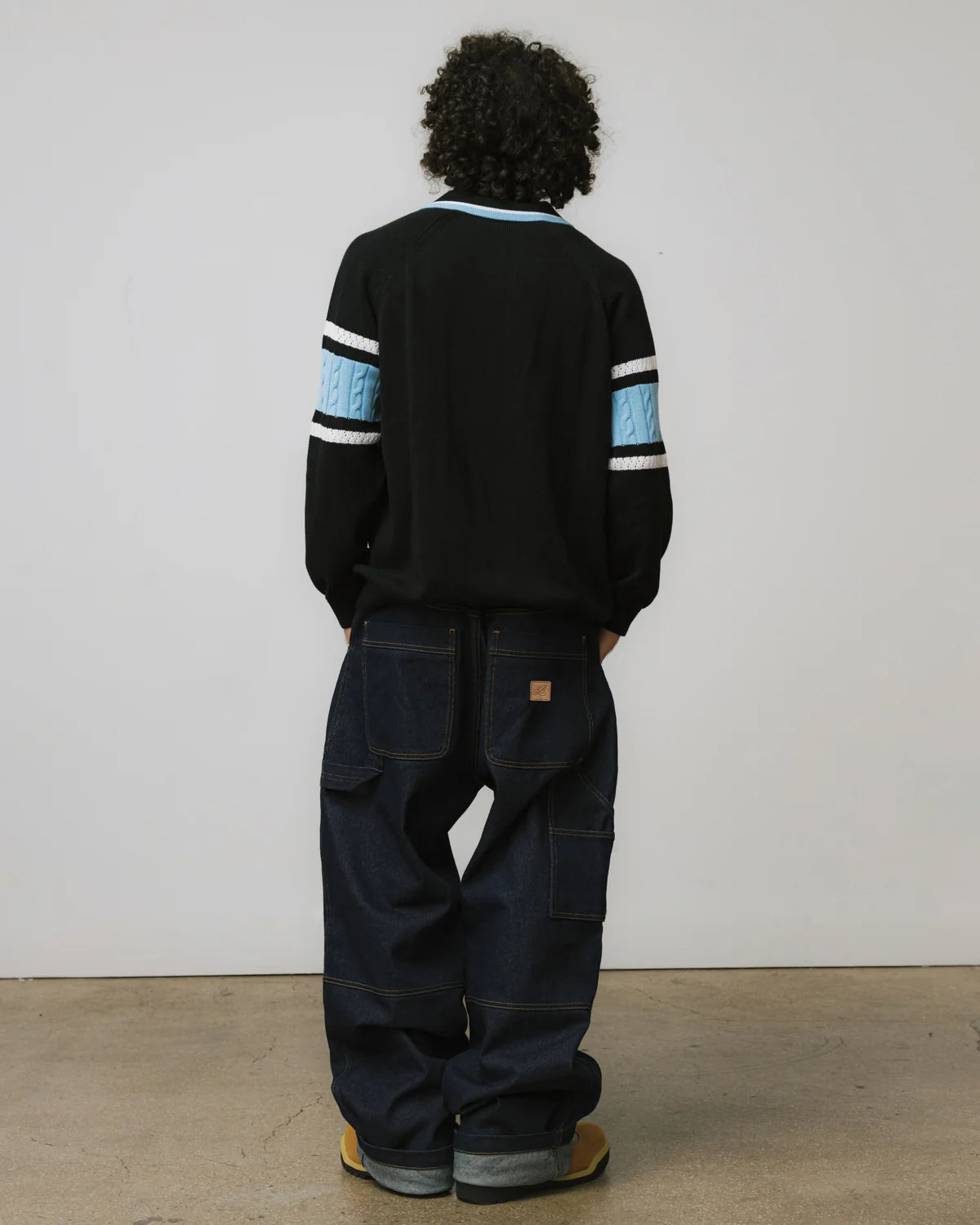 Brigade - Star Logo Knitted Rugby (Navy)