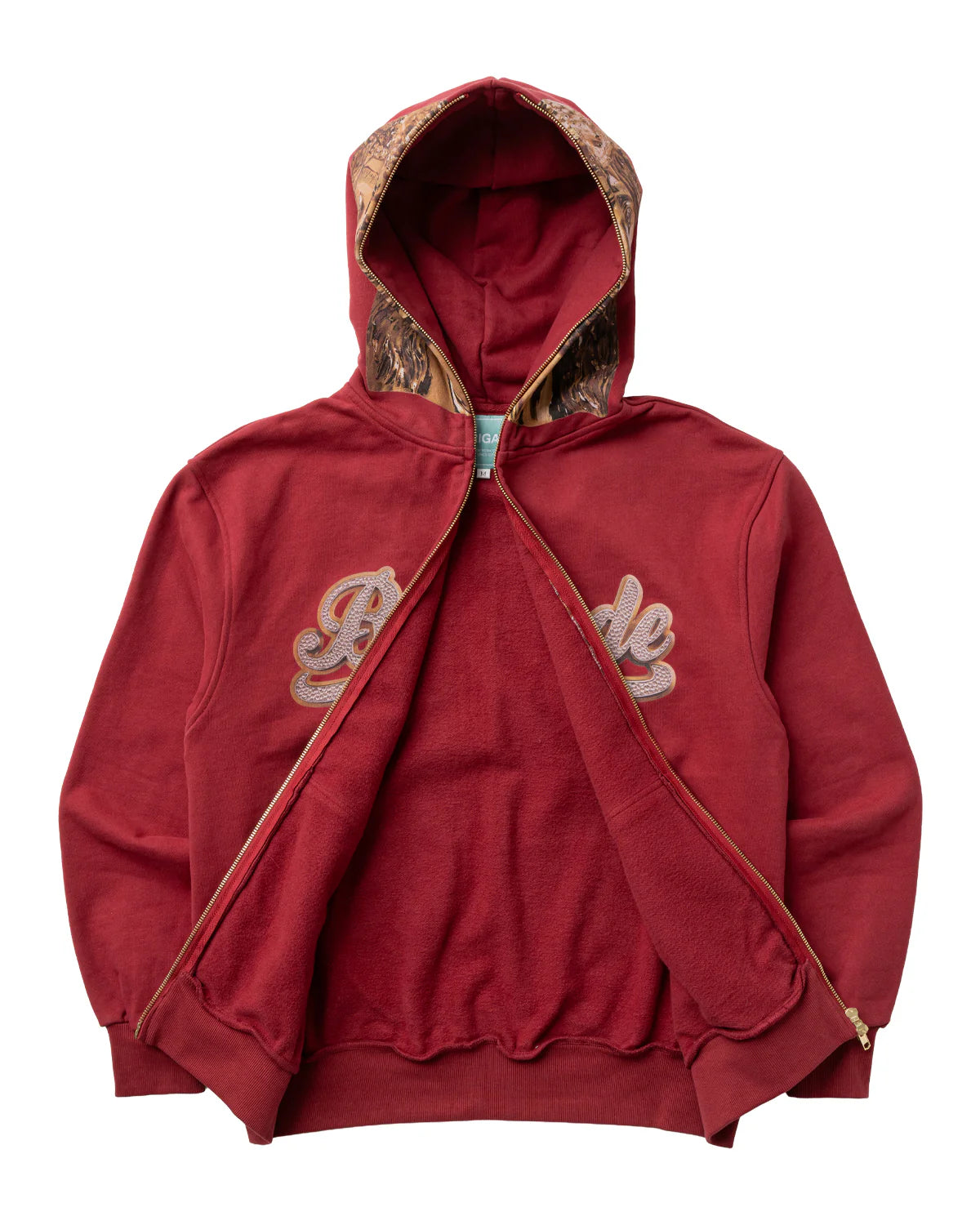 Brigade - Jesus Piece Full Zip Hoodie (Burgundy)