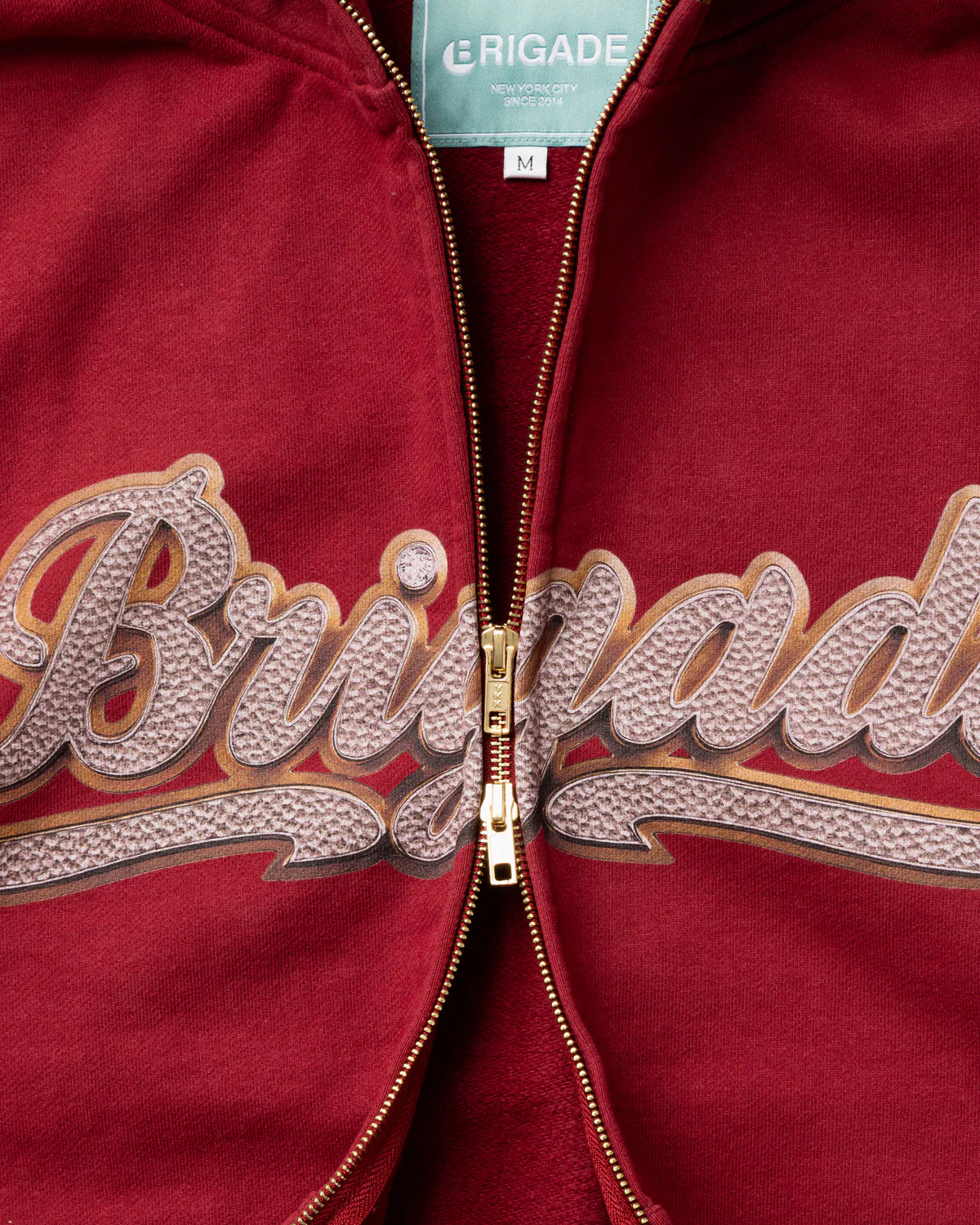 Brigade - Jesus Piece Full Zip Hoodie (Burgundy)
