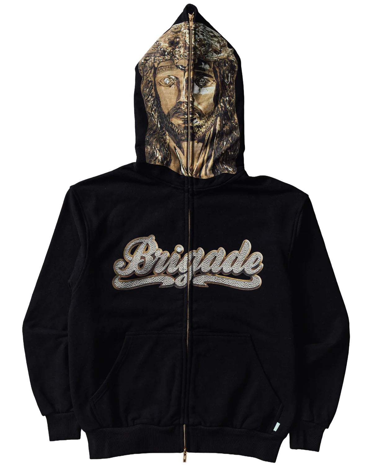 Brigade - Jesus Piece Full Zip Hoodie (Black)