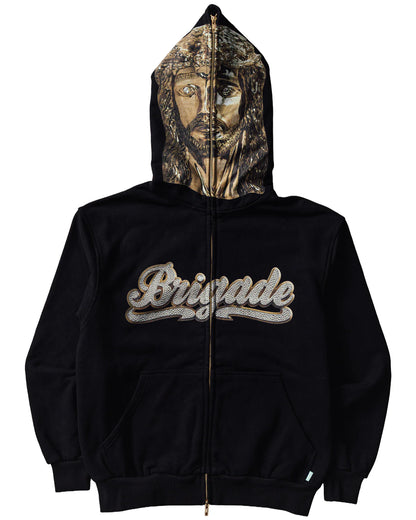 Brigade - Jesus Piece Full Zip Hoodie (Black)
