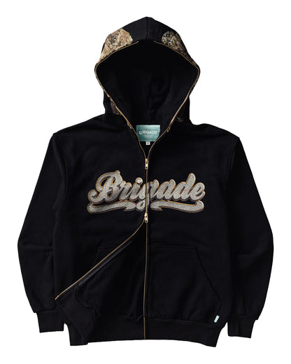 Brigade - Jesus Piece Full Zip Hoodie (Black)