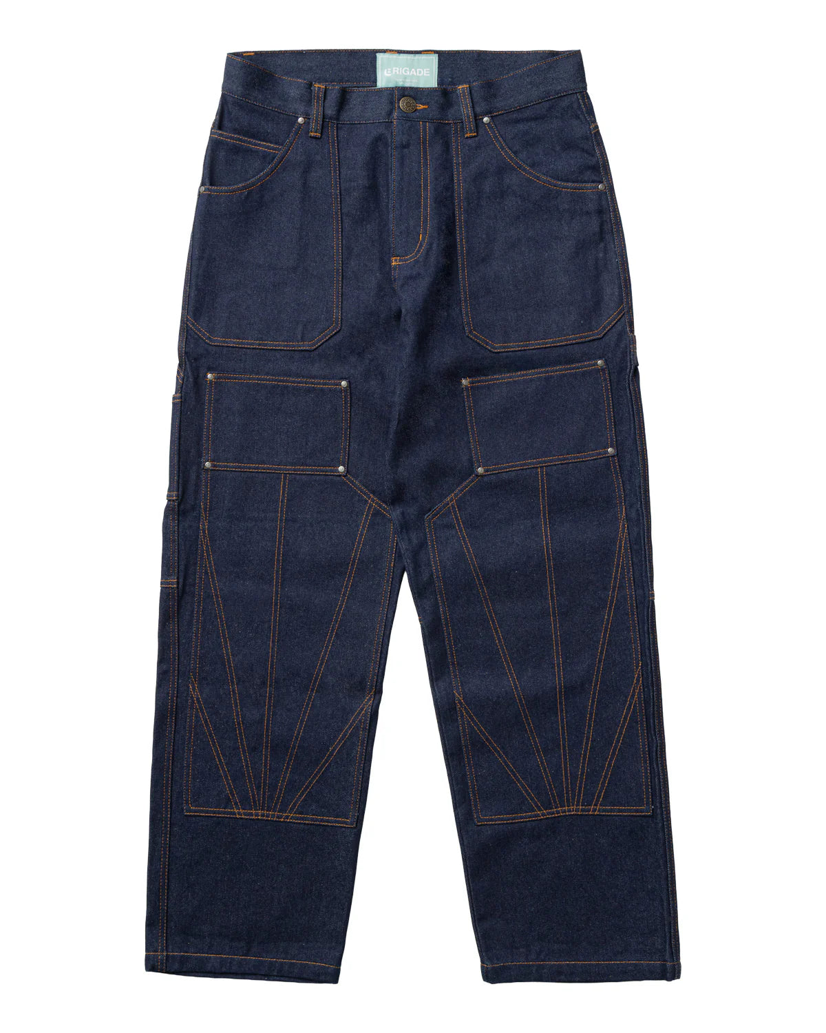 Brigade - Raw Denim Double Knee Carptenter Pants