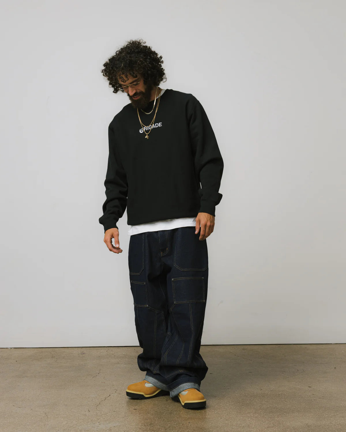 Brigade - Simple Logo Crewneck (Burgundy)