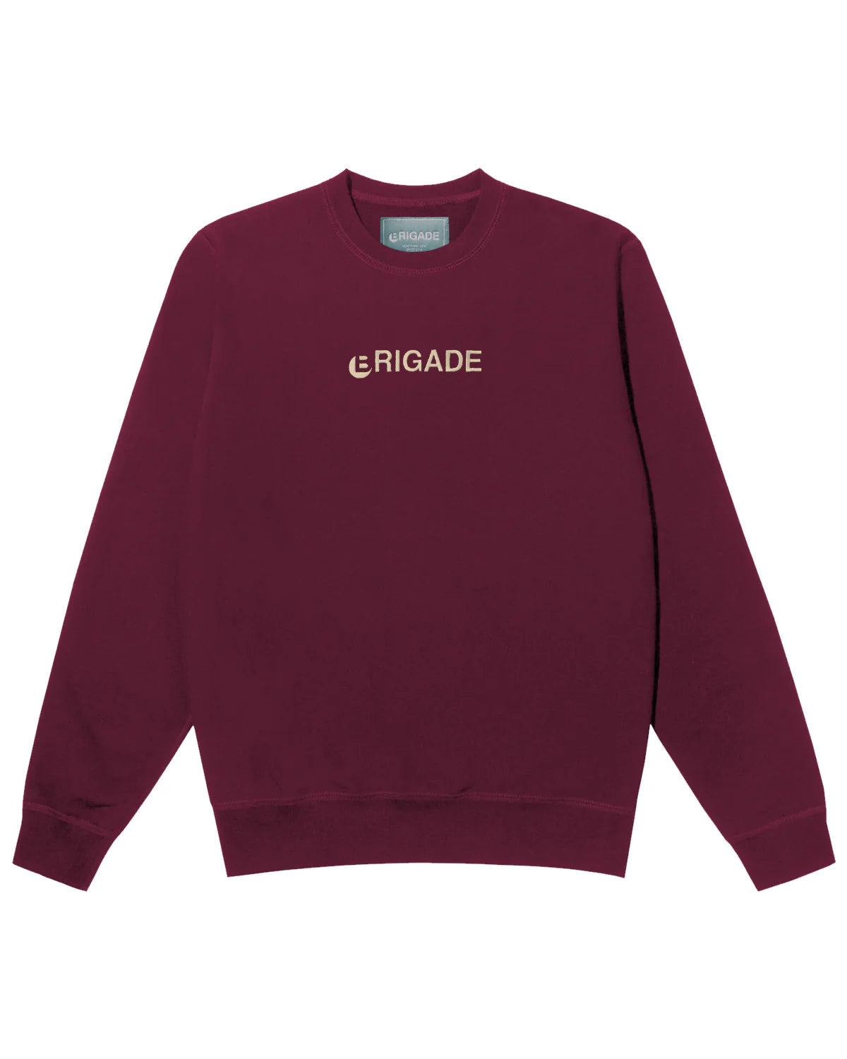 Brigade - Simple Logo Crewneck (Burgundy)
