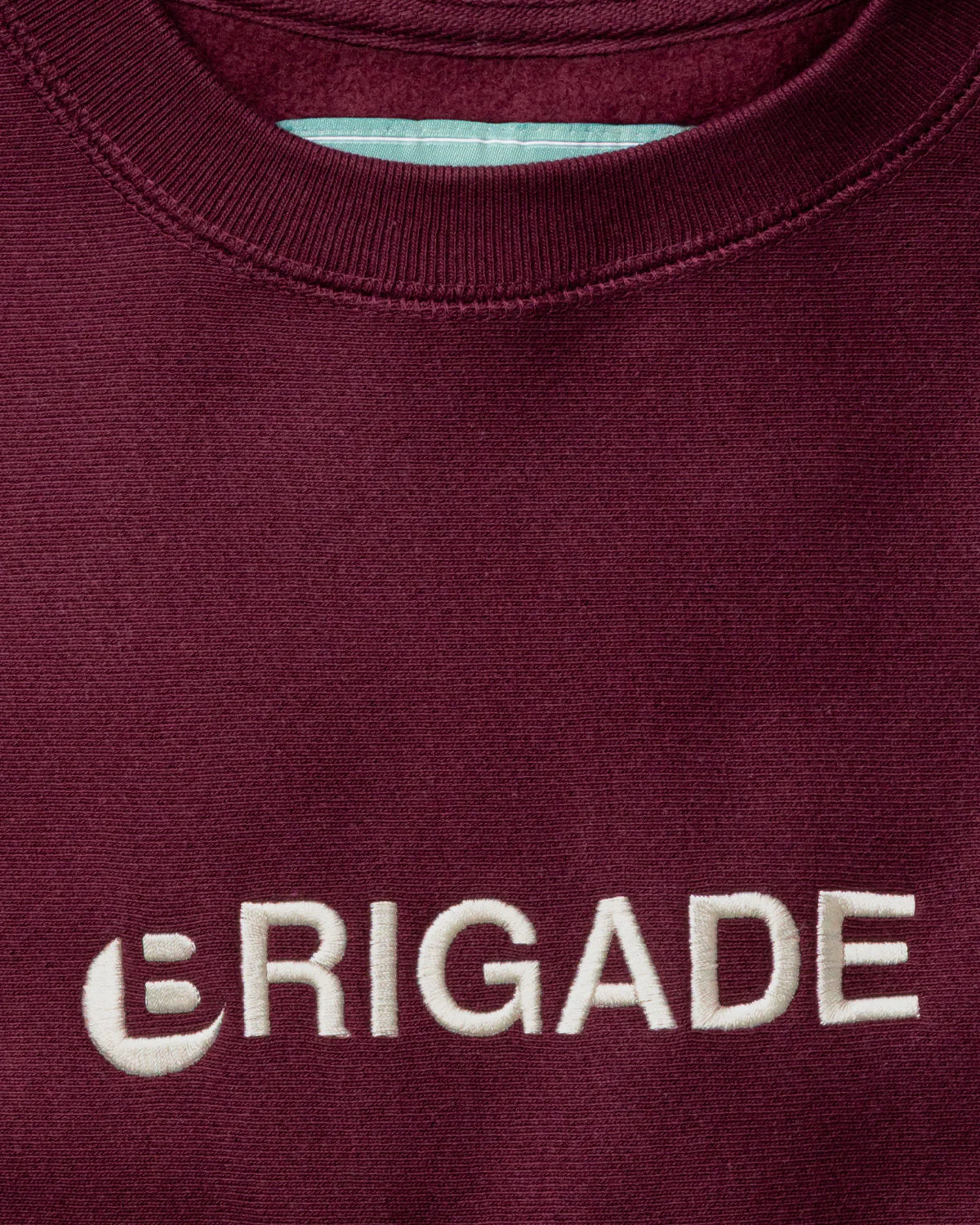Brigade - Simple Logo Crewneck (Burgundy)