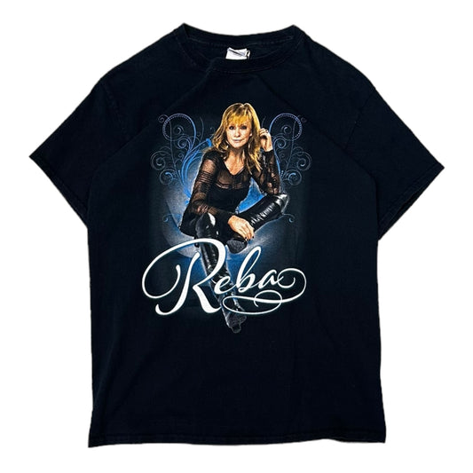 Y2K Reba Black & Blue Tour Tee