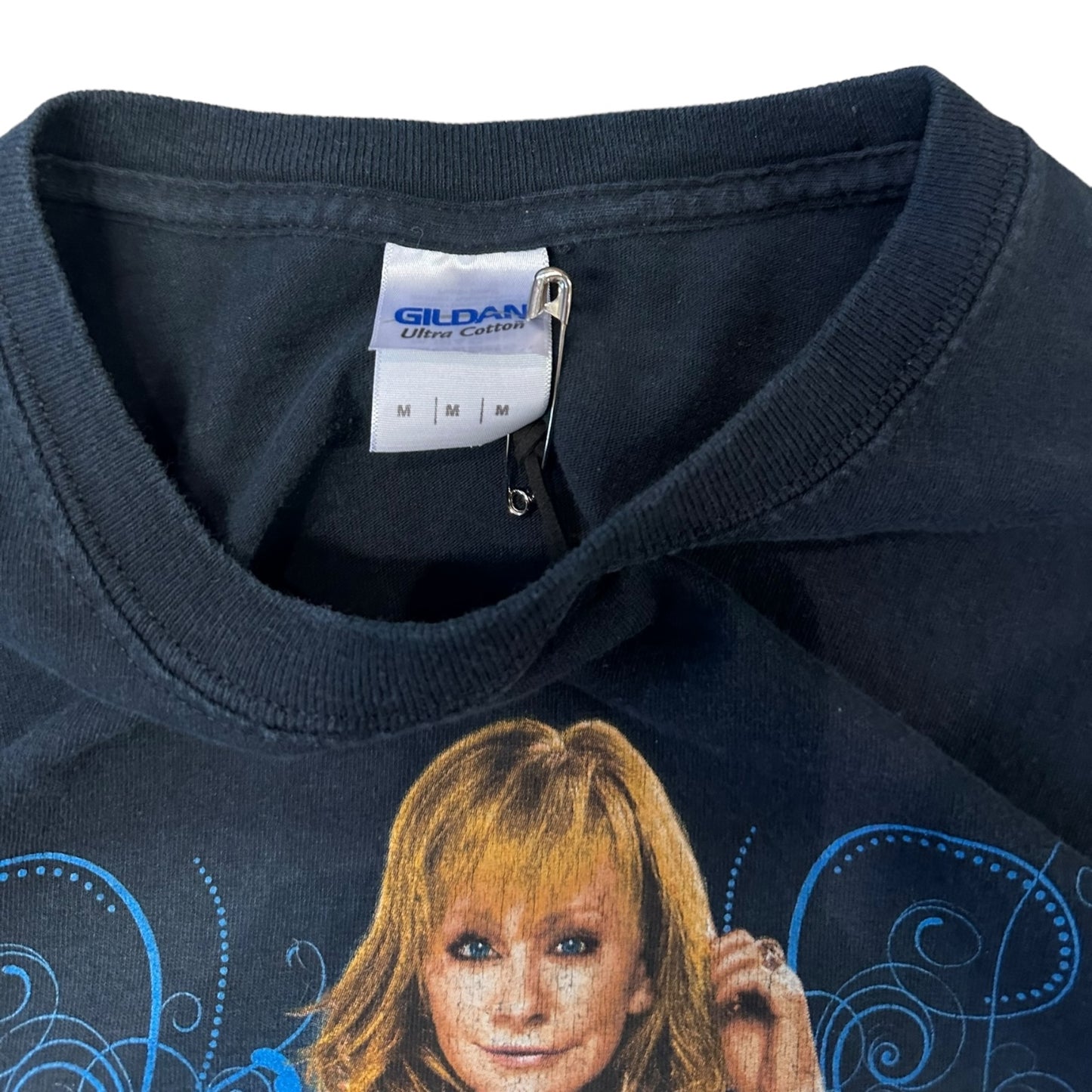 Y2K Reba Black & Blue Tour Tee