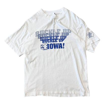 Vintage Buckle Up Iowa Tee