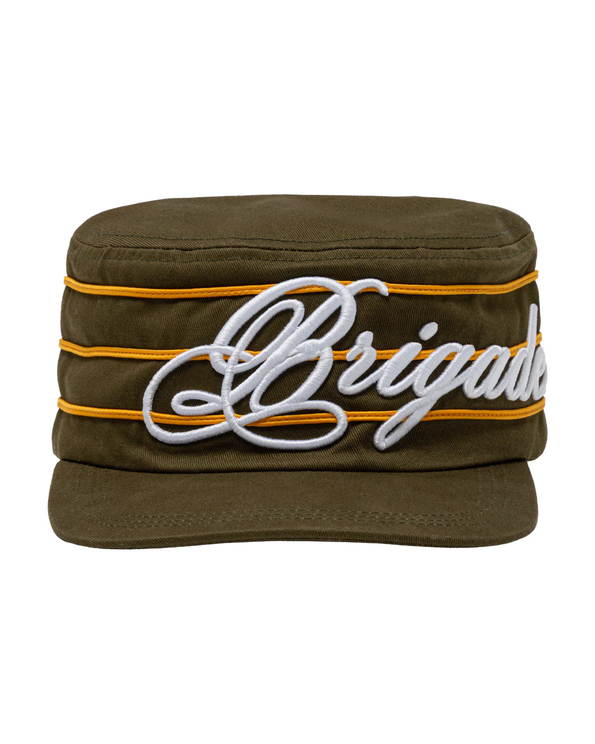Brigade - Script Pillbox Hat (Olive)
