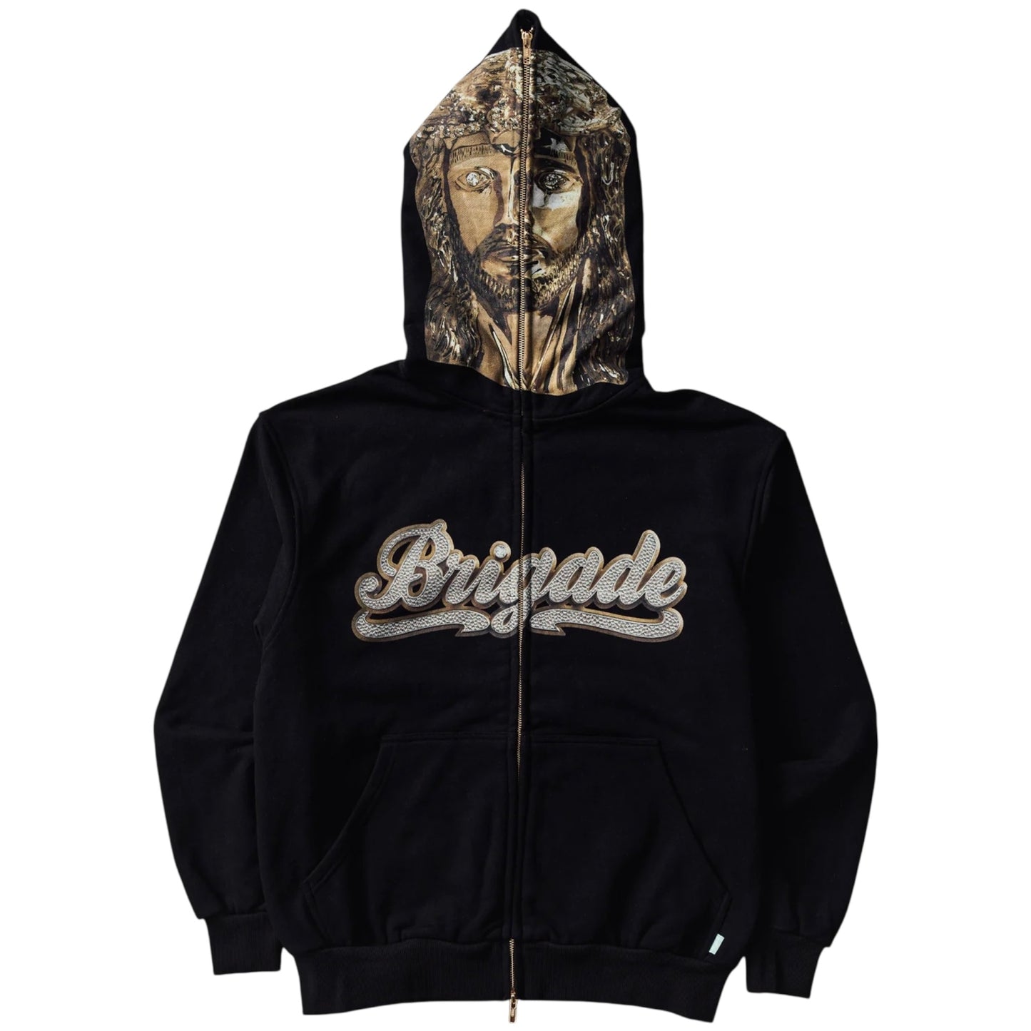 Brigade - Jesus Piece Full Zip Hoodie (Black)