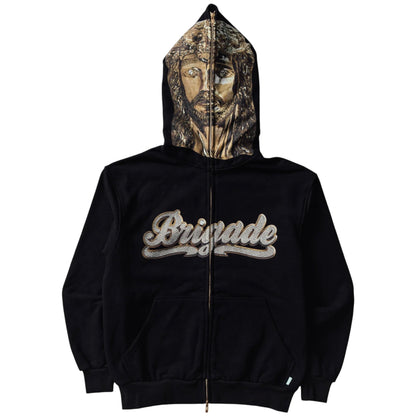 Brigade - Jesus Piece Full Zip Hoodie (Black)
