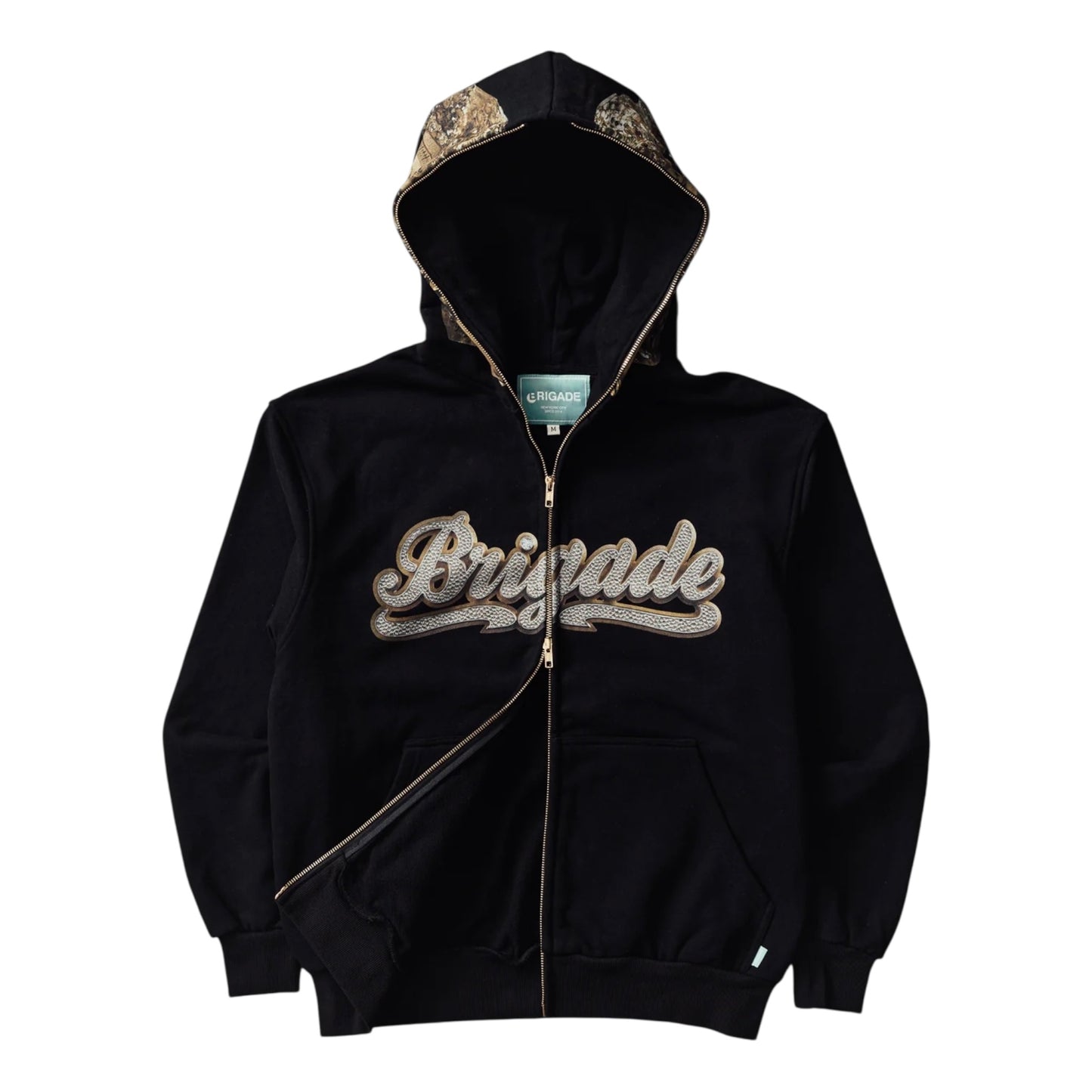 Brigade - Jesus Piece Full Zip Hoodie (Black)