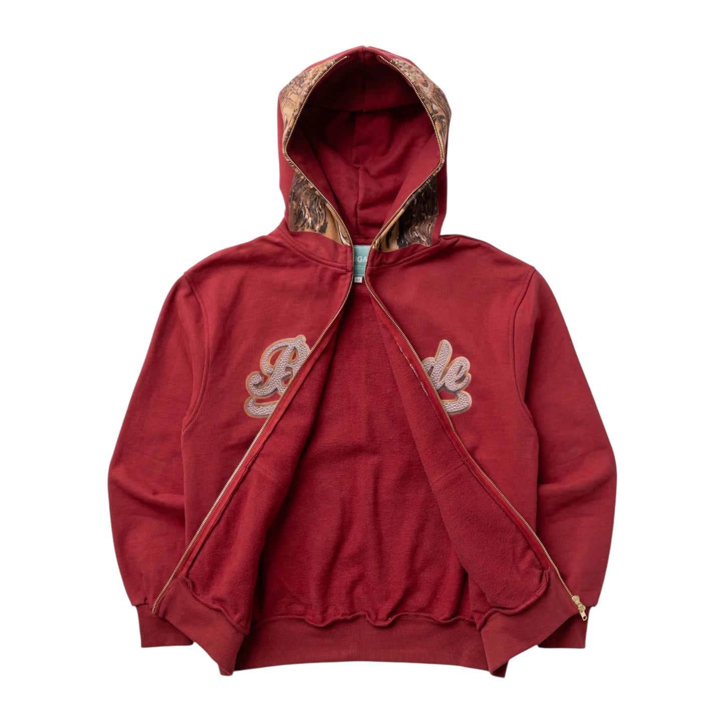 Brigade - Jesus Piece Full Zip Hoodie (Burgundy)