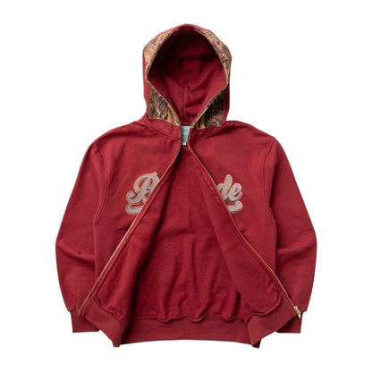 Brigade - Jesus Piece Full Zip Hoodie (Burgundy)