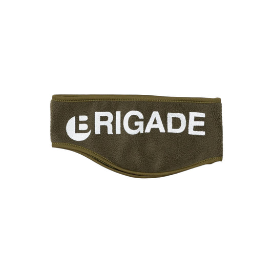 Brigade - Simple Logo Fleece Headband (Olive)