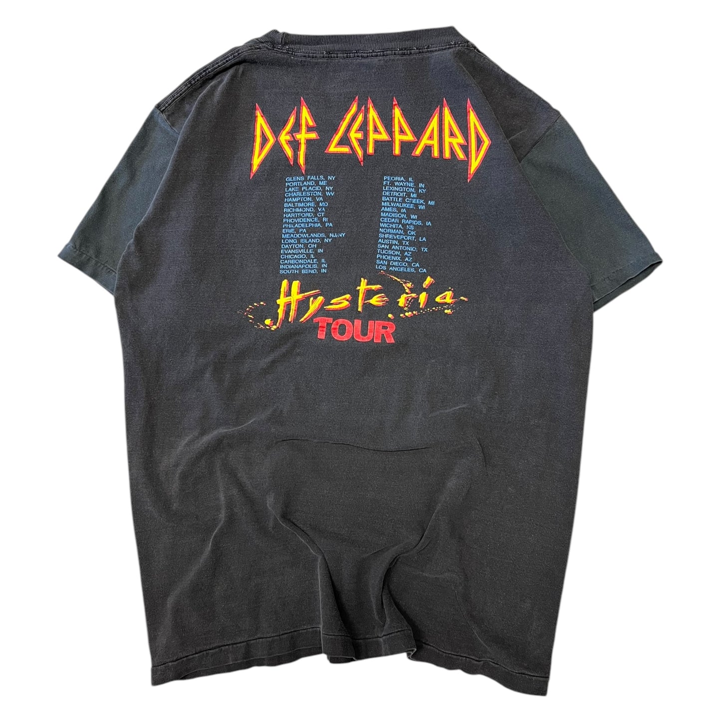 Vintage Def Leppard Hysteria Tour T Shirt