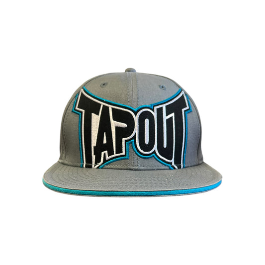 Y2K Tap Out MMA Teal/Grey Snapback Hat