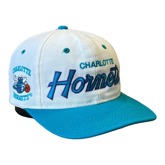 Vintage Sports Specialties Charlotte Hornets Script Snapback